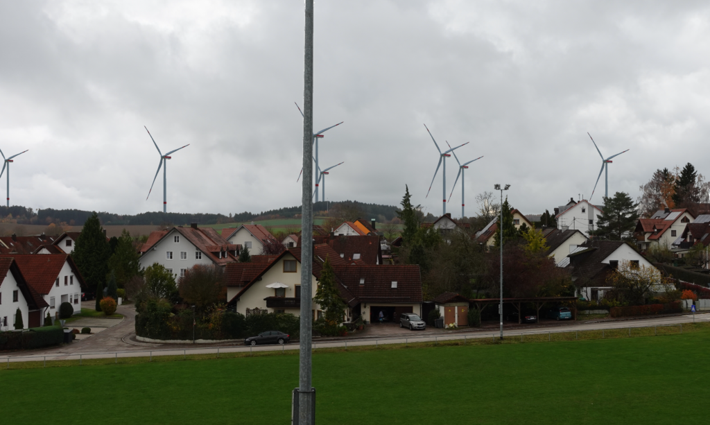 Paunzhausen Blick nach Westen
