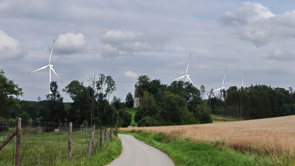 Wallfahrtskapelle Herrnrast Fotomontage